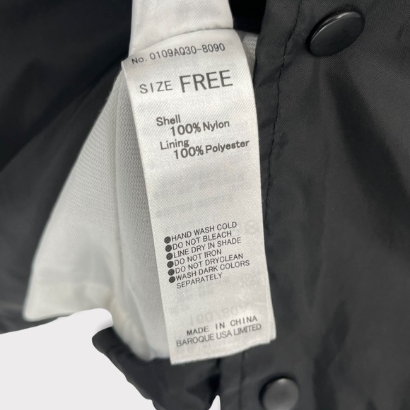 Moussy Black Superior Nylon Bomber Jacket OS - Picture 7 of 7